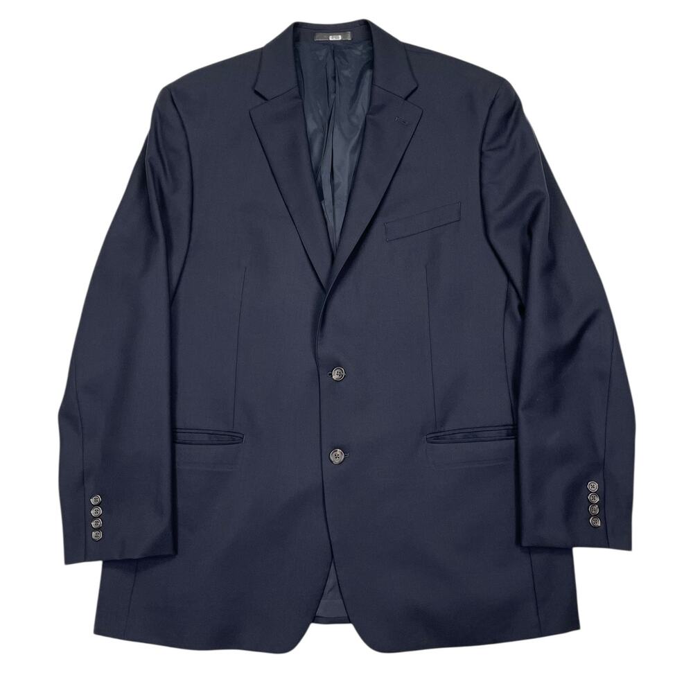 Lauren Ralph Lauren Wool Blazer Navy Blue Men’s 46 Long Office Career Business